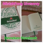 [GIVEAWAY] – Heineken Journal Notebook